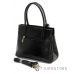 Купить кожаную женскую сумку - черную с брелоком - арт.8944_2